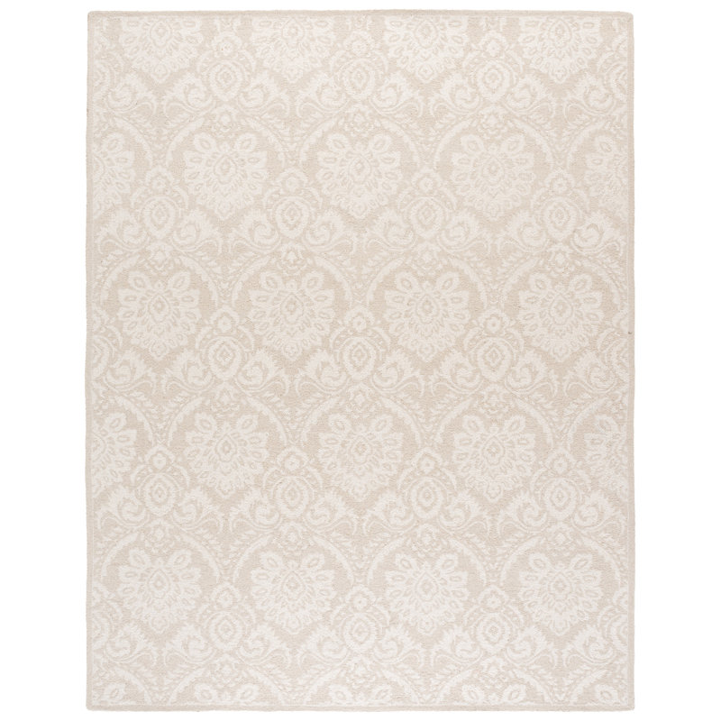 Metro 925 Hand Tufted 80% Wool; 20% Cotton Damask Rug, Rectangle 8' x 10'