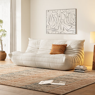 Canapé Bean Bag, siège modulaire en mousse avec support ergonomique pour le salon
