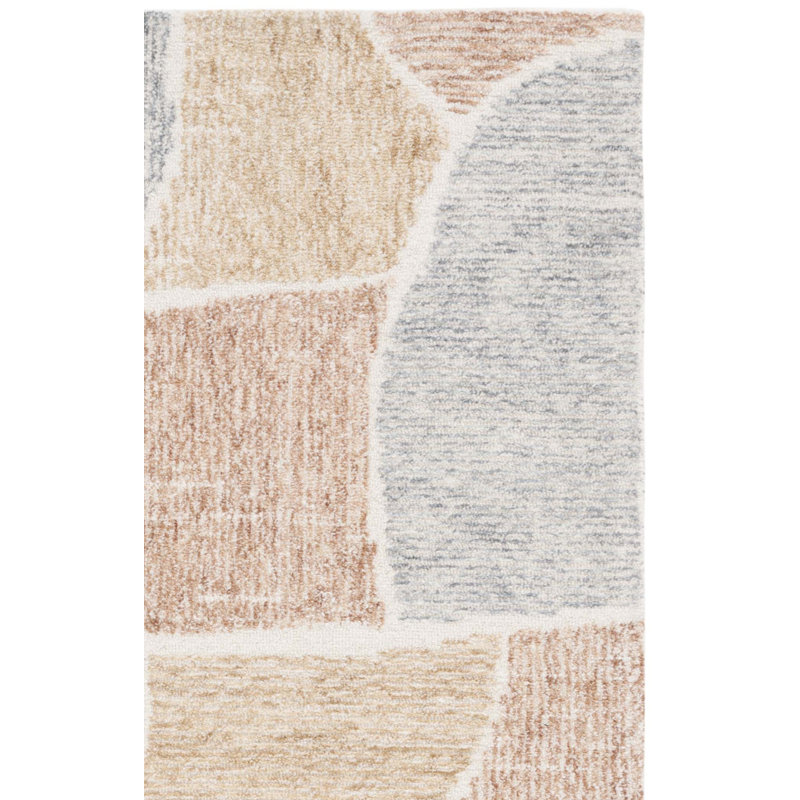 Itzel Hand Tufted Geometric Area Rug , Rectangle 3' x 5'