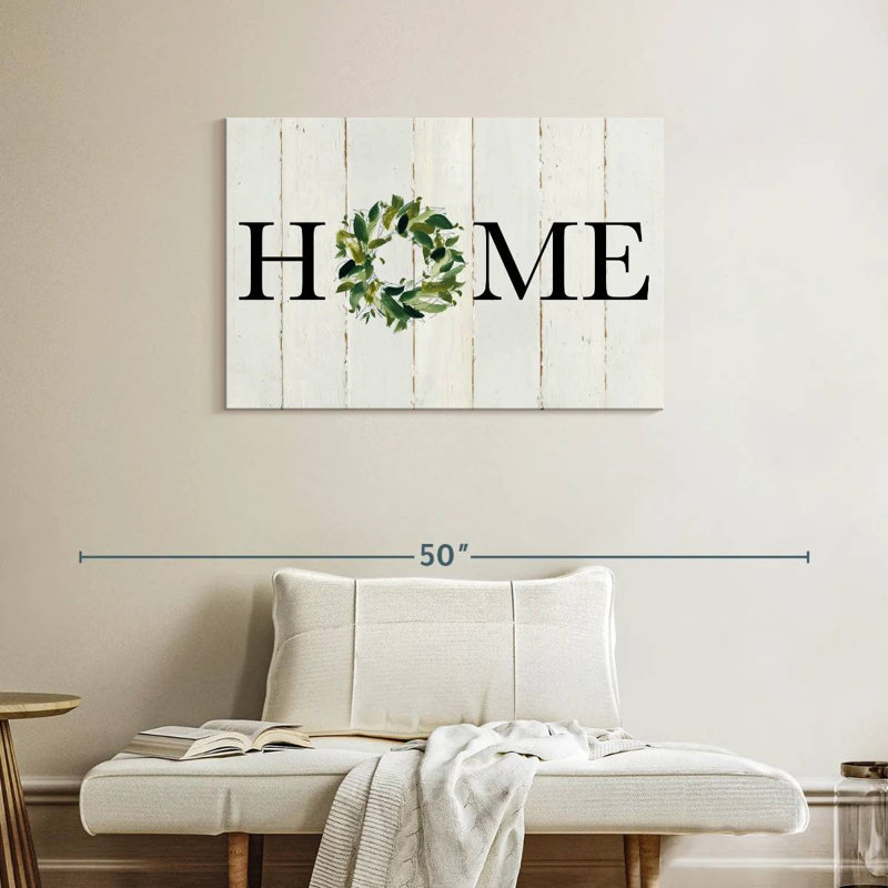 Plaque murale Khylige Home I, H 24 po x l 36 po