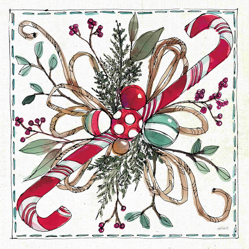 Seasonal Charm VI - Impression sur toile tendue, H 12 po x l 12 po