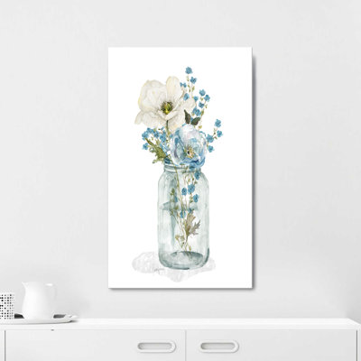 "Mason Jar Blues I" par Livi Finn, reproduction sur toile