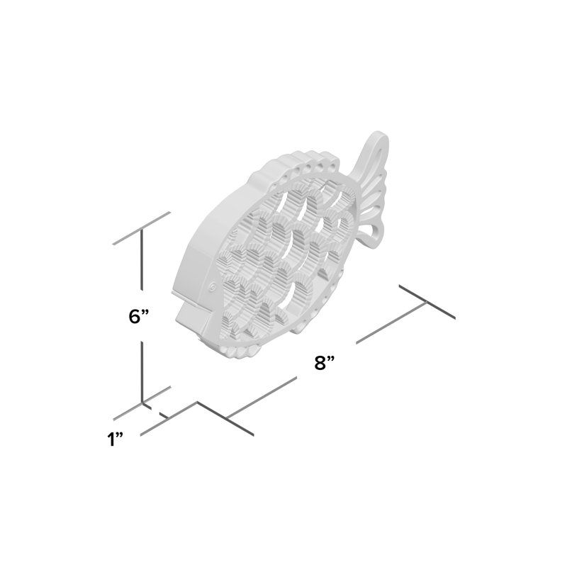 Extrait pour poisson en fonte big, Blanc