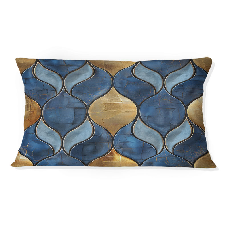 Coussin lombaire bleu Ogee Patten II