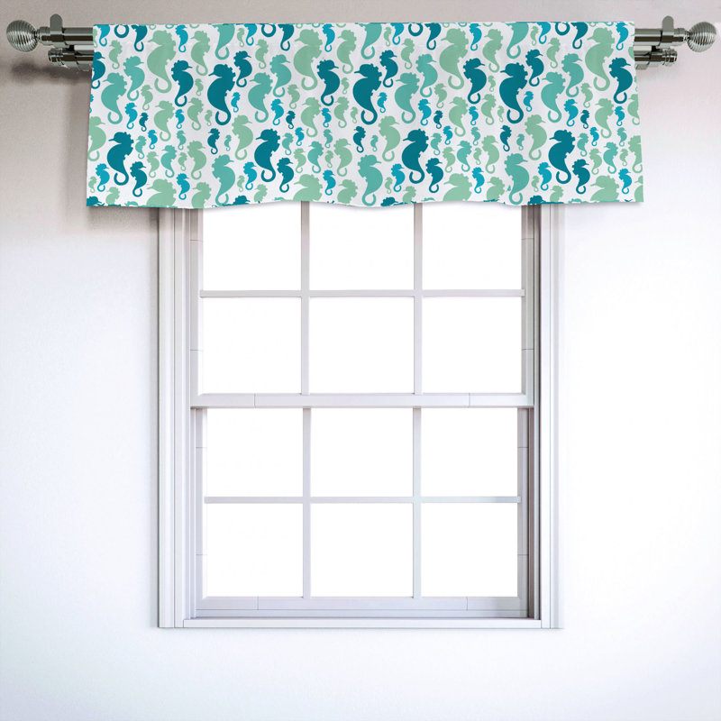 Sateen Ruffled Window Valance