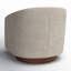 Fauteuil demi-tonneau pivotant Bennett-2093890513