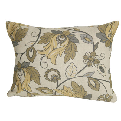Cotton Blend Throw Pillow
