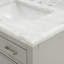 Ensemble de meuble-lavabo simple 31 po avec dessus en marbre de Carrare Patillo-94909848
