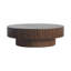 Table basse ronde ronde avec rangement Table d'appoint moderne en placage de bois massif pour table de salon, chambre à coucher, appartement ou bureau-1281664695-1281664688