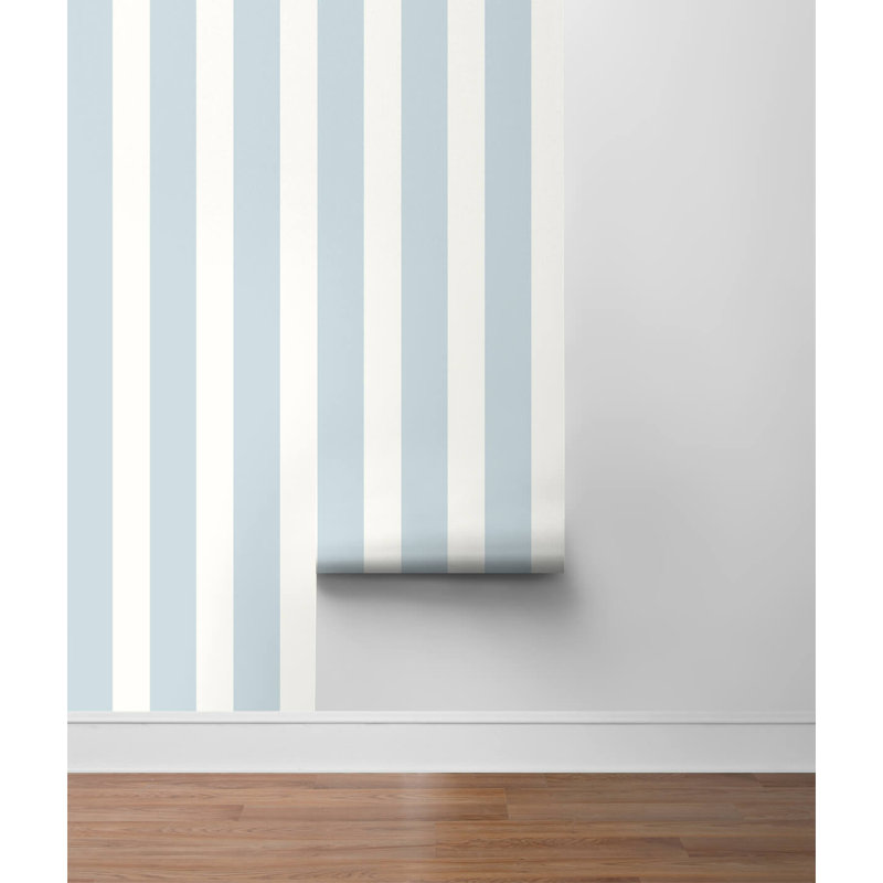 Rouleau de papier peint auto-adhésif L 9 po x l 27 po Luxe Haven, Bleu Hampton