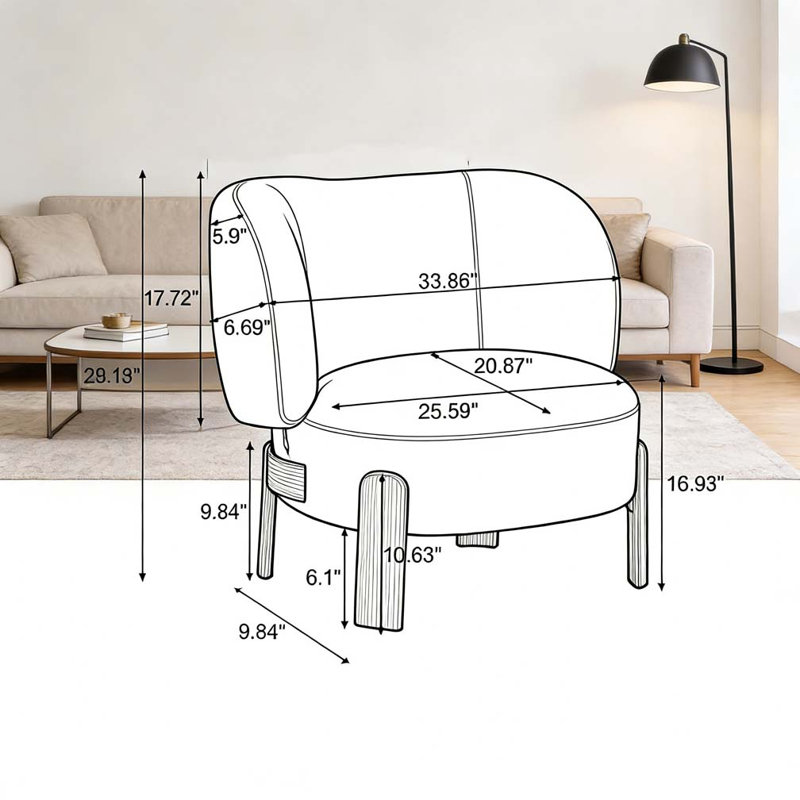 Fauteuil à oreilles, Vert