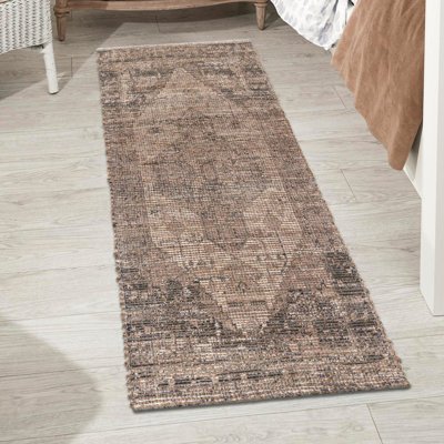 Watkin Hand-Woven Oriental Dhurrie Rug 