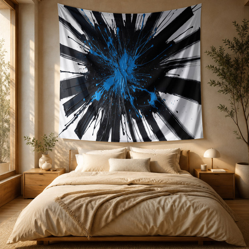 Neo Expressionism 66 Wall Tapestry, 88 po x 104 po