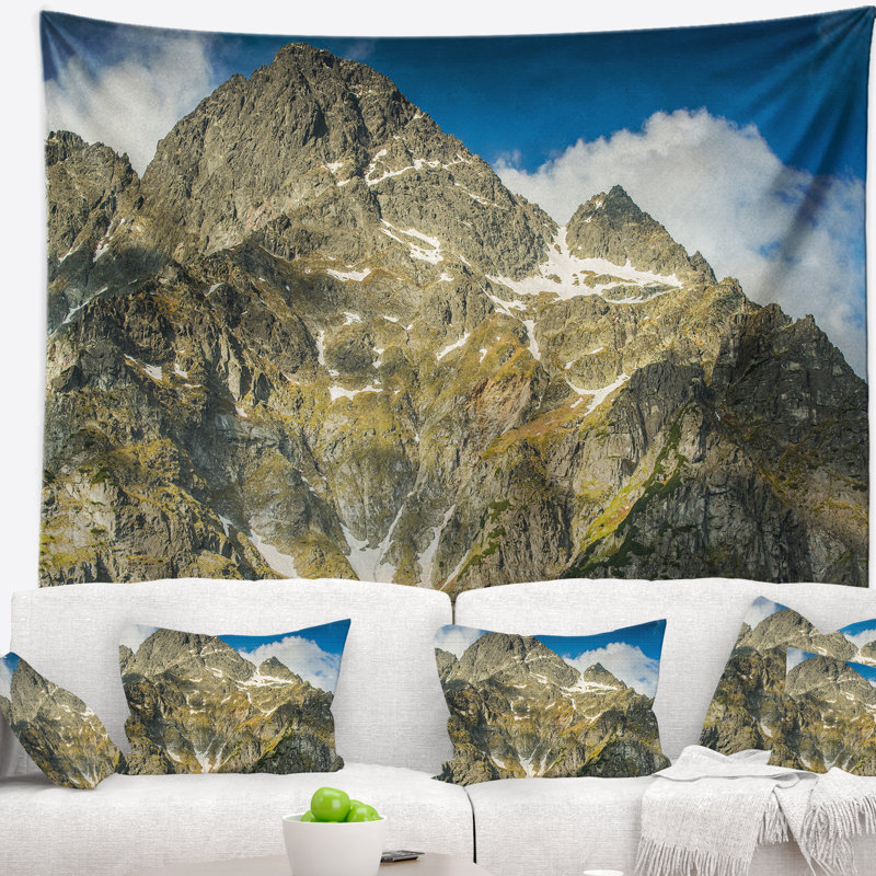 Paysage, sommet rocheux dans les montagnes Tatra, H 50 po x l 60 po