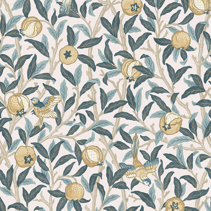 10m x 52cm Textured Matt Wallpaper Roll, Blue