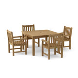 Windsor Outdoor 5 - Piece Teak Dining Set