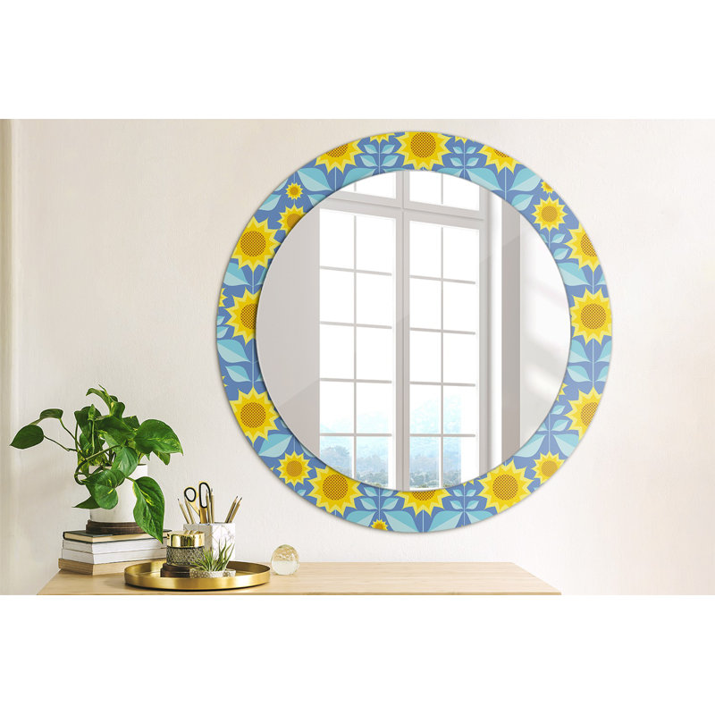 Huldar Glass Flat Wall Mirror