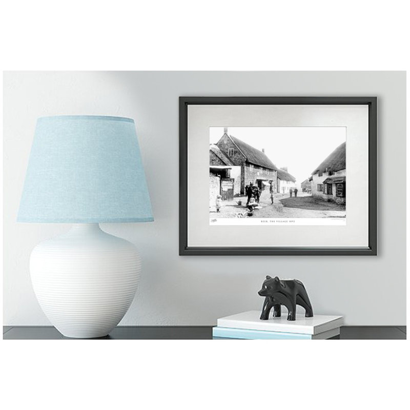 Beer, The Village 1892 - Single Picture Frame Print, 45cm H x 60cm W x 2.3cm D
