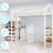White Iron Frame Twin Bed With Built - In Table And Railing, Stable Safe For Bedroom, Double Supported Legs, Space Saving Design Iron Frame Twin Bed, Table, Stable, Safe, Legs, Layout-18897616