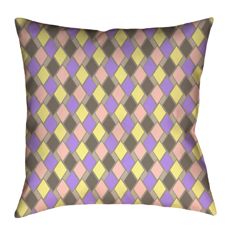 Housse de coussin Katelyn Elizabeth, 14 po x 14 po, Polyester sergé, Brun