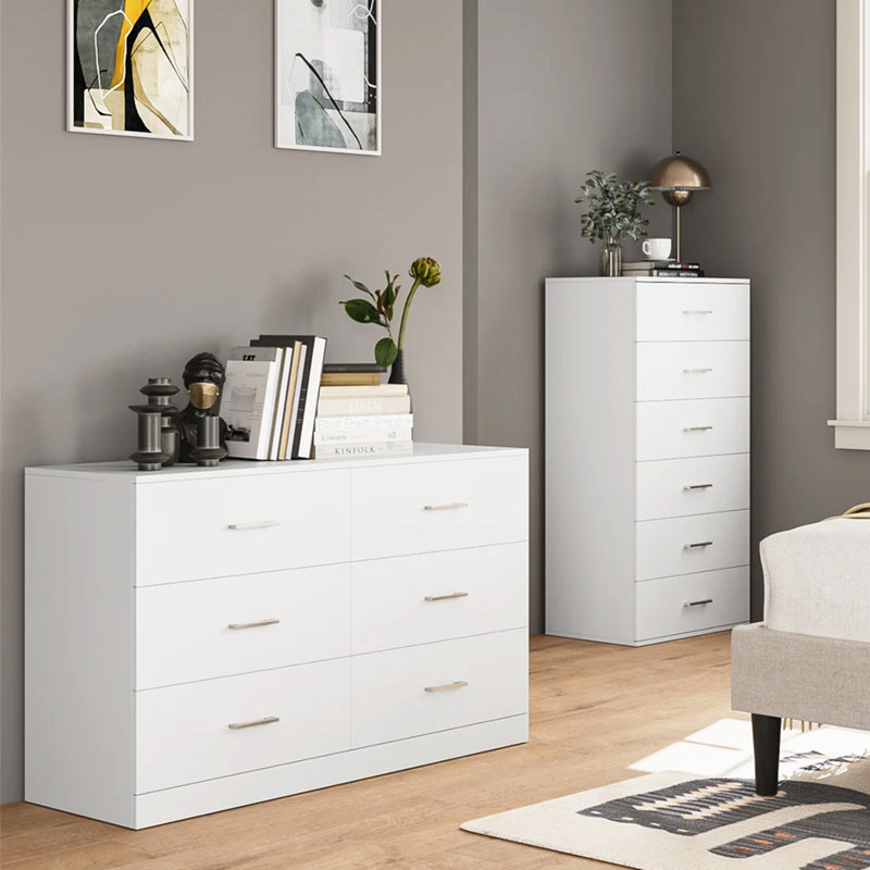 Wade Logan® Alisen 6 - Drawer Double Dresser & Reviews | Wayfair