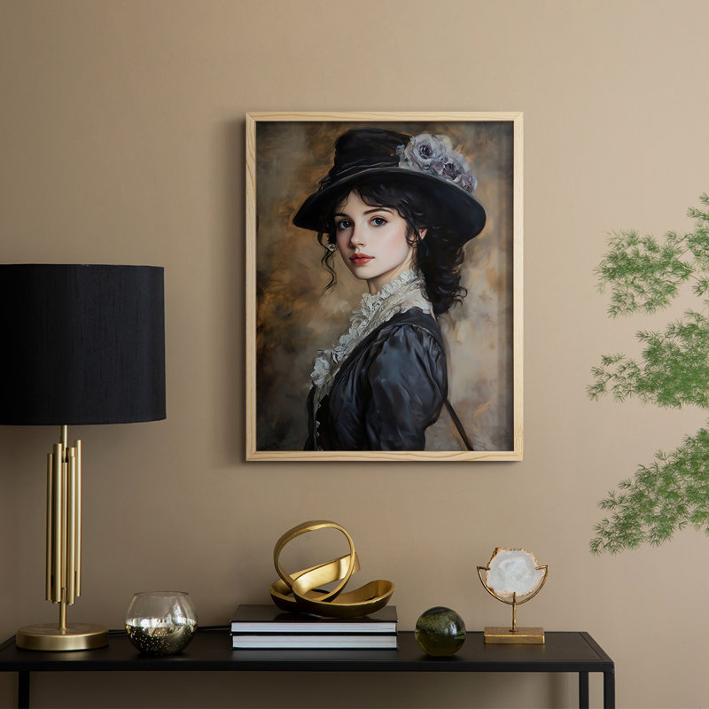 Reproduction encadrée WOMEN Series CXC III - bois massif