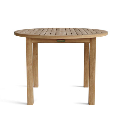 Bahama Outdoor Round Teak Dining Table