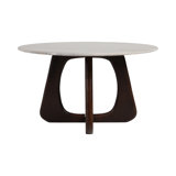 Sagebrook Home 30X17" Marble Top Cofee Table, Beige/Brown