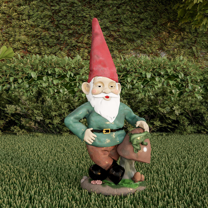 Statue de gnome de jardin Lamar
