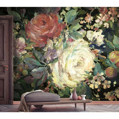 Impressionist Floral Mural