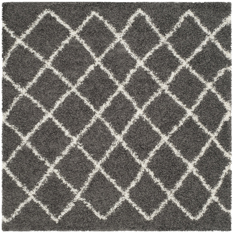 Skyleen Shag Performance Geometric Rug, Square 6'
