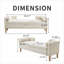 Banc de rangement avec repose-pieds l 65,4 po avec accoudoirs et coussins-685082889