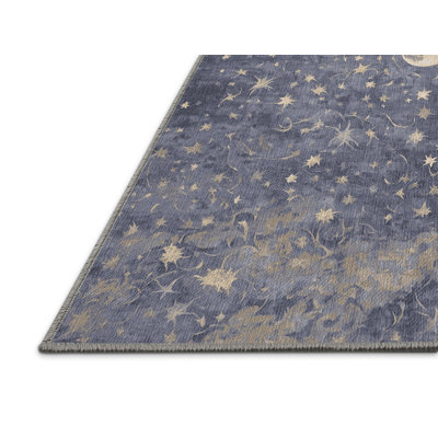 Machine Washable Gray Area Rug