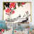 Toile encadrée flottante dorée