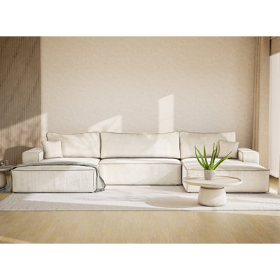 6 Seater Reclining Corner Sofa 