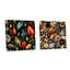 Conan - Ensemble de 2 verres muraux abstraits en acrylique Boho-103926586