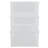 vidaXL Plastic Storage Box Transparent Polypropylene (PP)