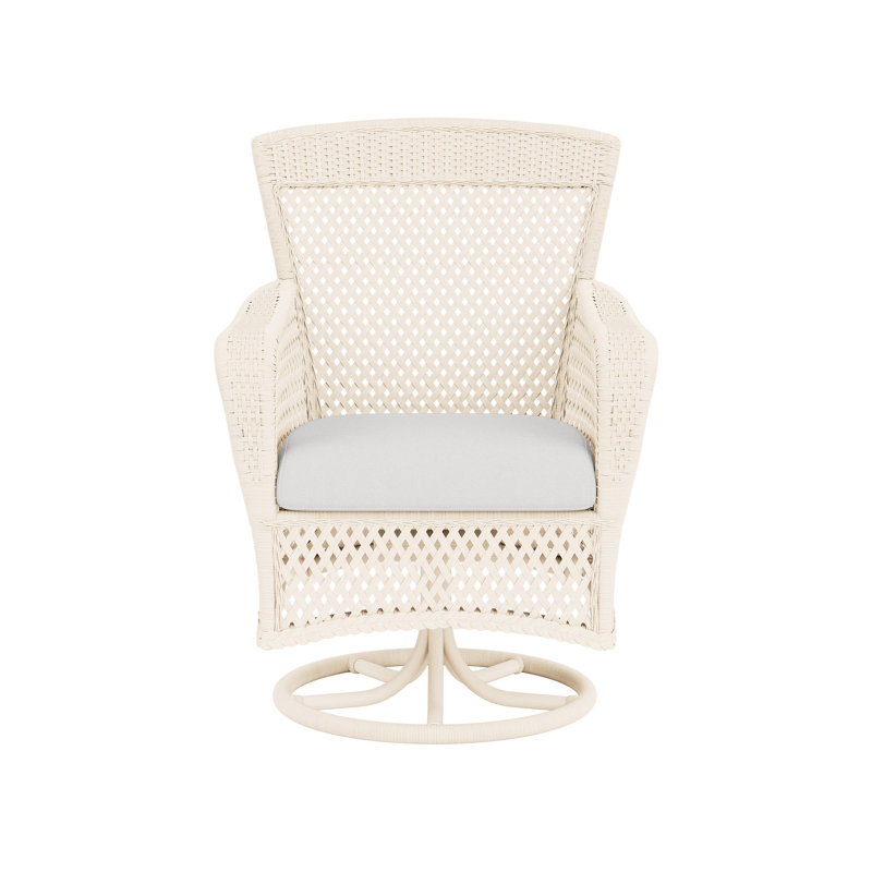 Grand Traverse Outdoor Dining Armchair, Caramel, Canvas Natural Sunbrella® Canvas