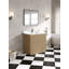 Ensemble de meuble-lavabo simple cannelé 36 "avec dosseret Maxbano-1313035437