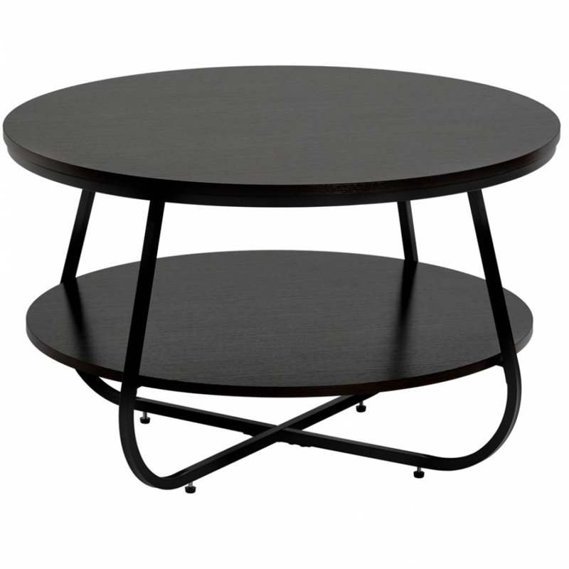 Table basse 4 pieds Aileth, Noir