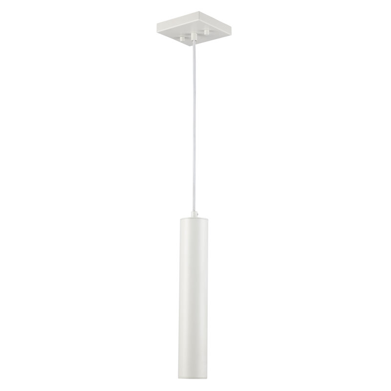 1 - Light Single Pendant, White