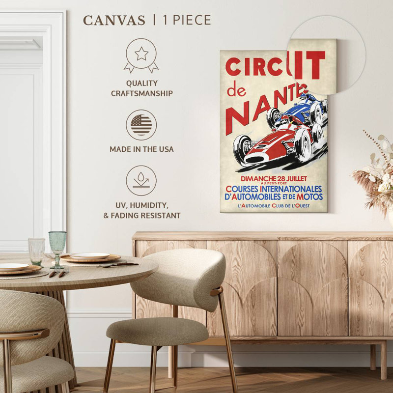 Circuit de nantes - 1946, H 24 po x l 16 po