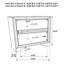 Chambre 2 - Table de chevet blanche - Poignées en strass, rayures scintillantes Grace