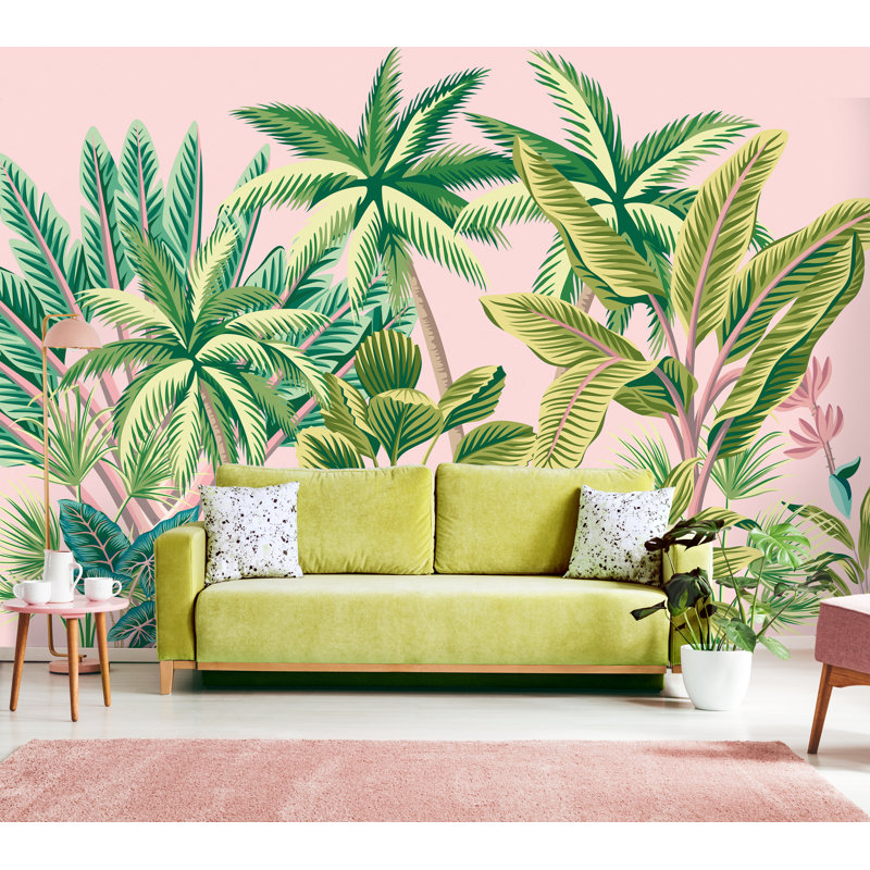 Auberta Mural,  280cm L x 350cm W , Pink