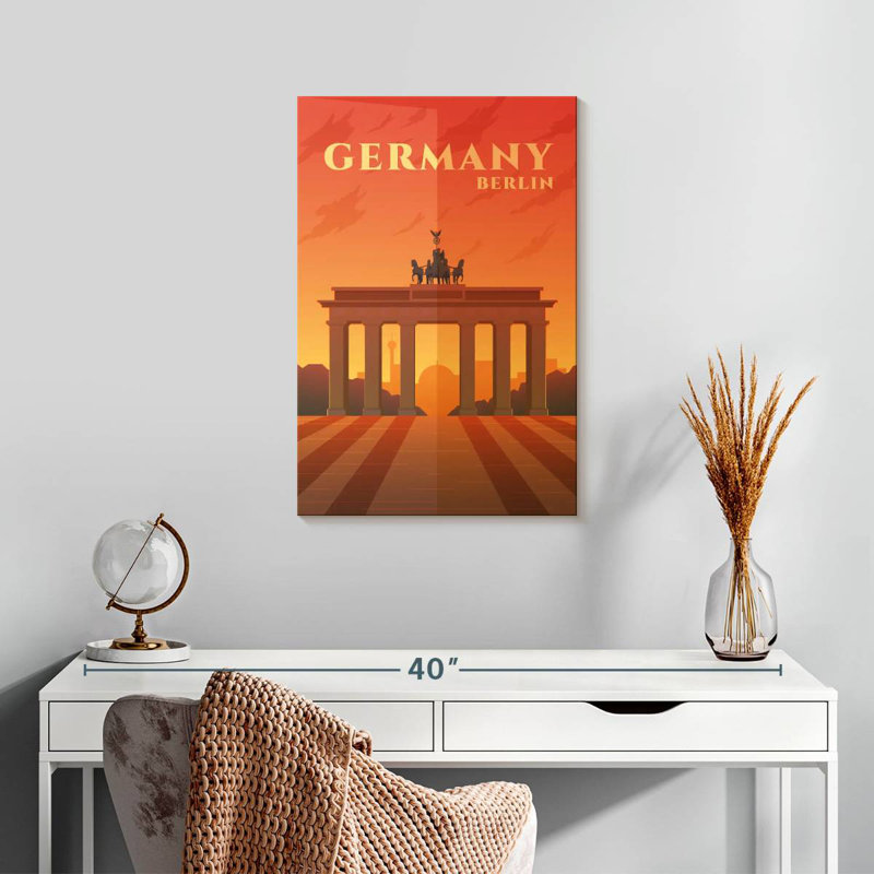 Sireci German Brandenburg Gate, 24" H x 16" W