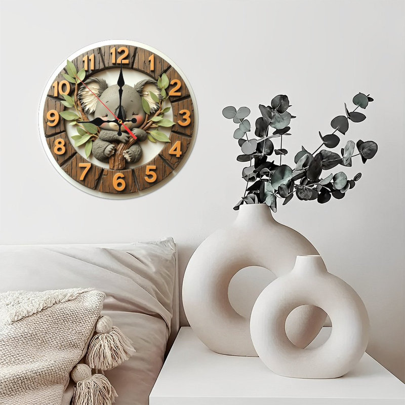Horloge murale Koala