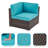 Adalicia 6 - Person Modular Patio Conversation Set with Cushions-572250967