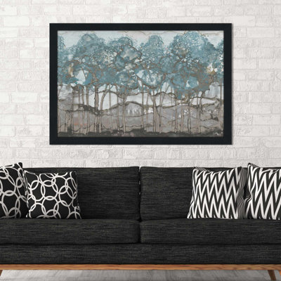 " Muted Watercolor Forest " by Elizabeth Medley