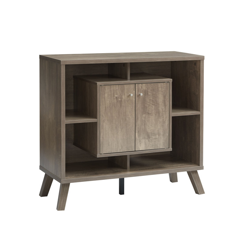 Compact display storage sideboard bookcase cabinet