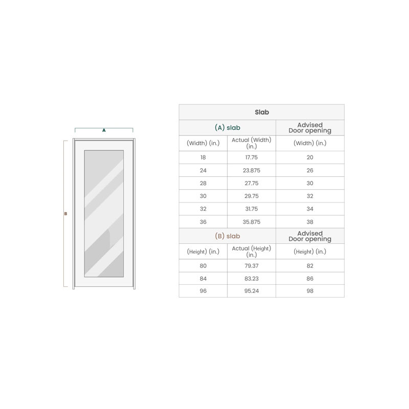 Dalle de porte intérieure en bois manufacturé et en verre givré Avon 07 02, 31,75 po x 83,23 po, Pacane